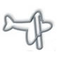 Stock LOGOpaperCLIPs in Tin (DC3 Airplane)